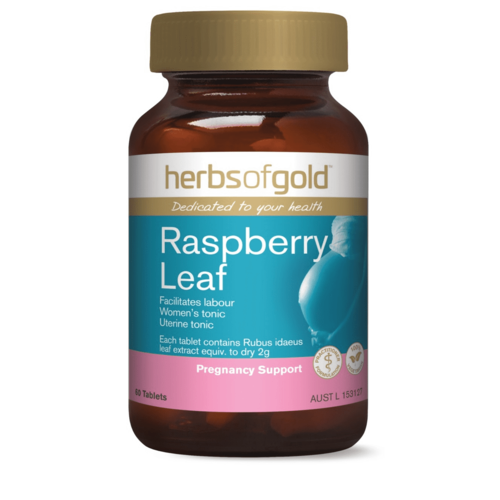 Herbs of Gold Raspberry Leaf 60 Tablets 