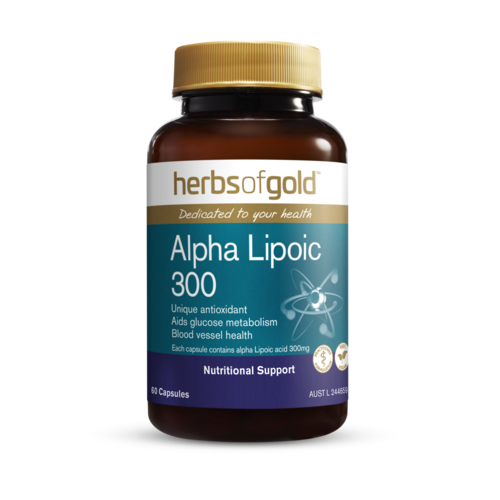 Herbs Of Gold Alpha Lipoic 300 60 Capsules