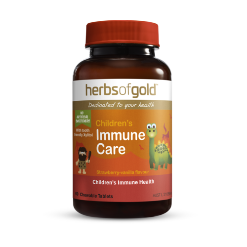 Herbs of Gold Children's Immune Care 60 Chewable Tablets 
