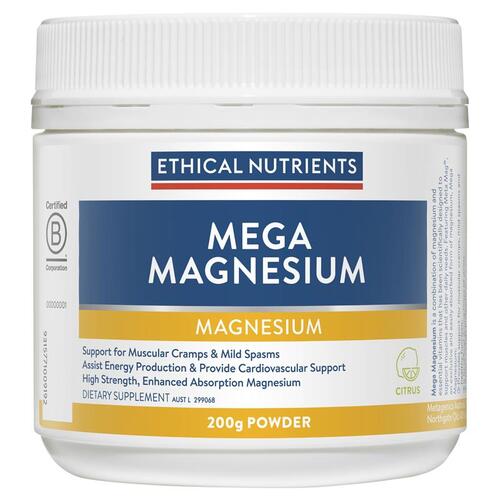  Ethical Nutrients Mega Magnesium Citrus 200g