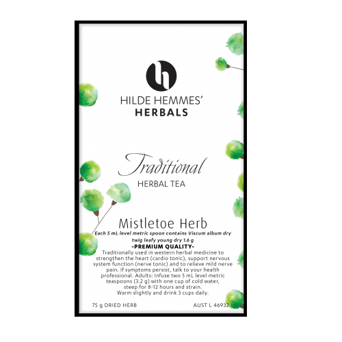Hilde Hemmes' Herbals Misteltoe - 75g Herbal Tea 