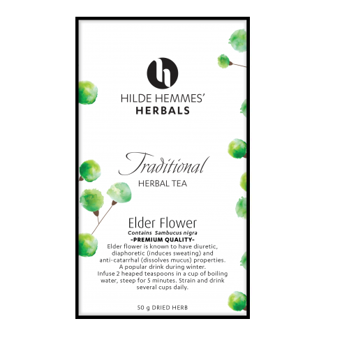 Hilde Hemmes' Herbals Elder Flower - 50g Herbal Tea 