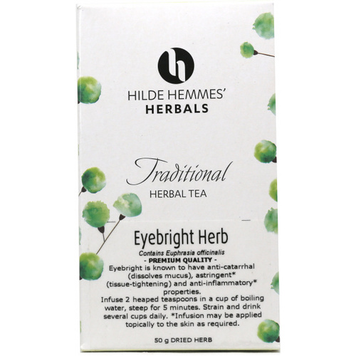 Hilde Hemmes' Herbals Eyebright Herb - 50g Herbal Tea 
