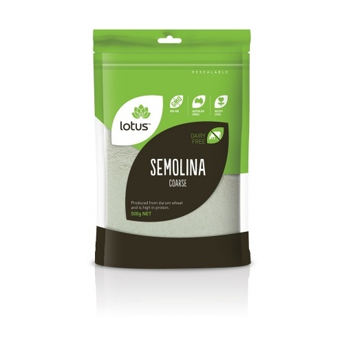 Lotus Semolina Coarse 500g