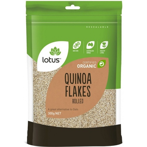 Lotus Certified Organic Quinoa Flakes Rolled 300g