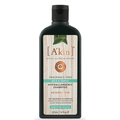 Akin Mild & Gentle Frangrance Free Shampoo 225mL