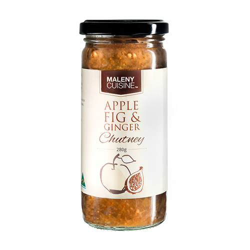 Maleny Cuisine Apple Fig & Ginger Chutney 280g