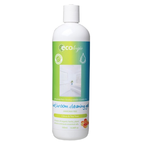 ECOlogic Bathroom Cleaning Gel Citrus & Tea Tree 500mL