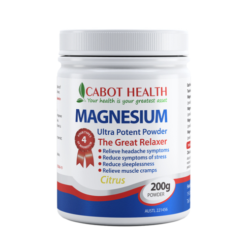 Cabot Health Magnesium Ultra Potent 200G     