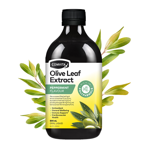 Comvita Olive Leaf Extract 500mL - Peppermint Flavour                    