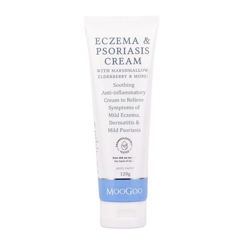 MooGoo Eczema & Psoriasis Cream with Marshmallow, Elderberry & More