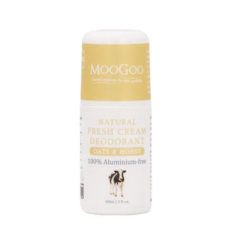 Moogoo Deodorant Fresh Cream Oats & Honey 60ml