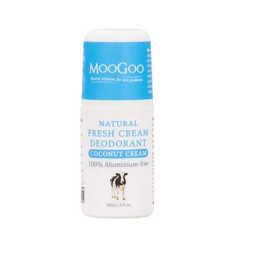Moogoo Deodorant Fresh Cream Coconut 60ml