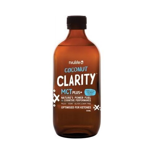 Niulife Organic Coconut Clarity MCT Plus+ 500mL