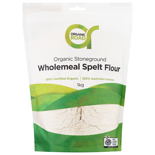 Organic Road Wholemeal Spelt Flour 1kg