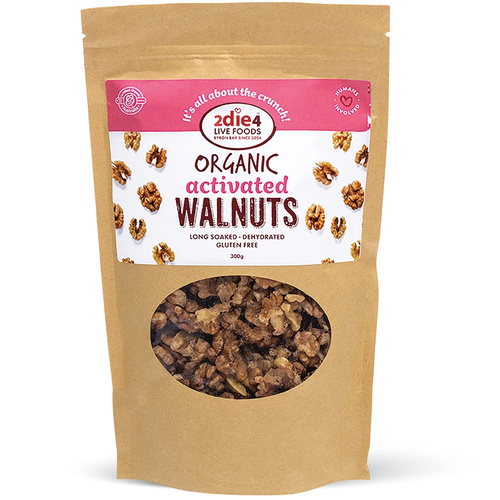 2Die4 Organic Activated Walnuts 300g