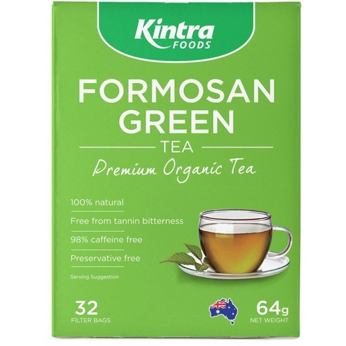 Kintra Foods Formosan Green Tea - 32 Teabags