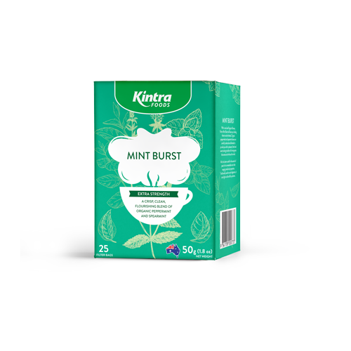 Kintra Foods Mint Burst Tea - 25 Teabags 