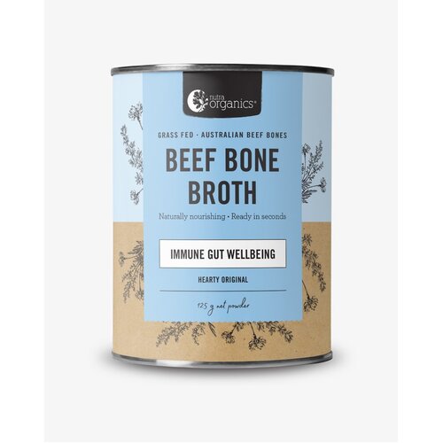 Nutra Organics Beef Bone Broth 125g - Hearty Original 