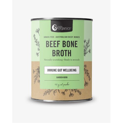 Nutra Organics Beef Bone Broth 125g - Garden Herb 