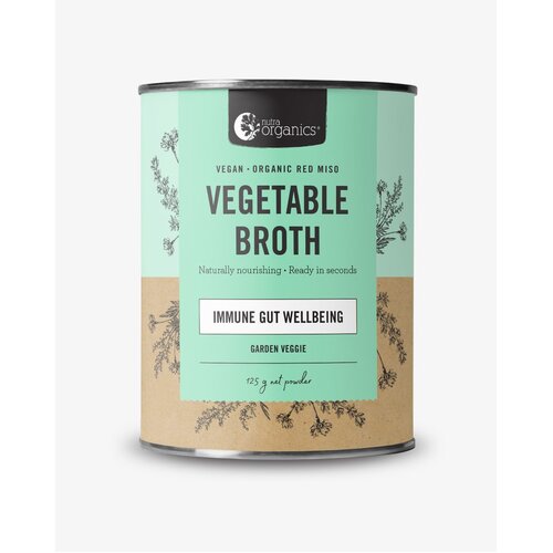 Nutra Organics Vegetable Broth 125g - Garden Veggie