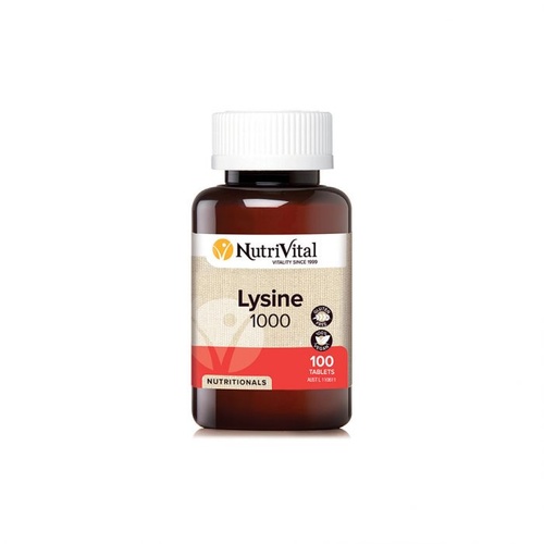 Nutrivital Lysine 1000Mg 100T