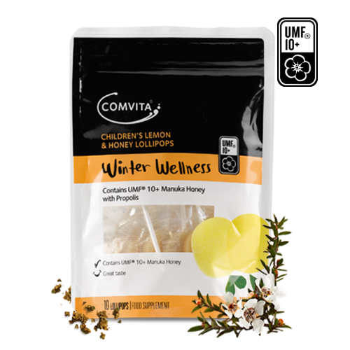 Comvita Children's Lemon and Honey Lollipops - 10 pack                             